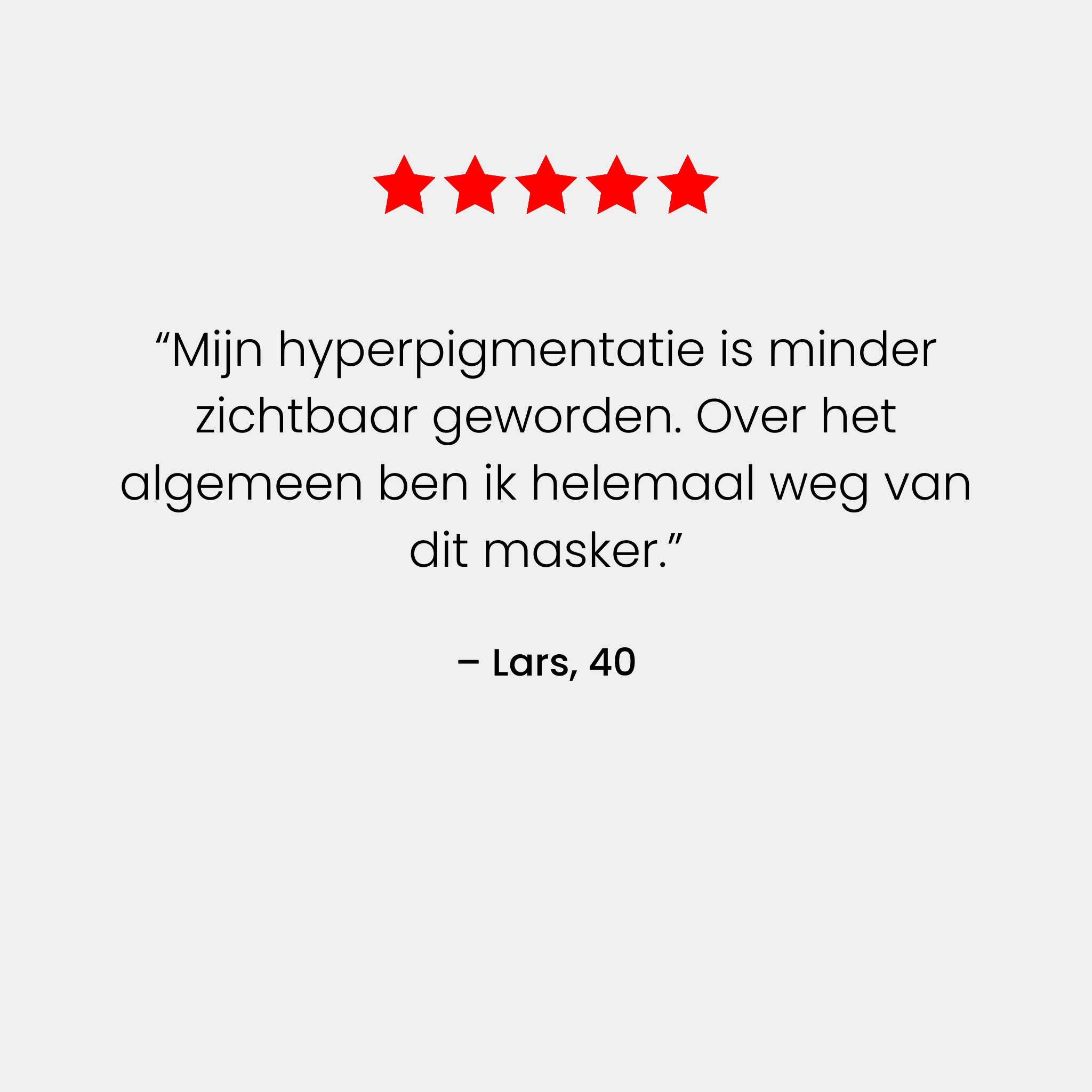 Stralend LED Masker